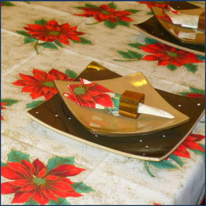 Serviette de table festive - Noël - Au fil des saisons